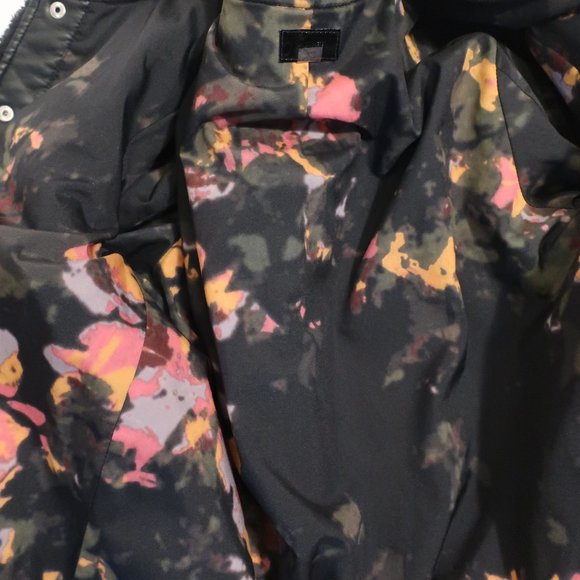 Womens Mother The Snap Letterman Black Mix Media Sherpa Faux Leather Jacket M * - Picture 8 of 16